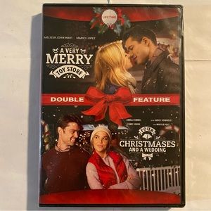 Lifetime Double Feature A Very Merry Toy Store/Four Christmases & A Wedding DVD